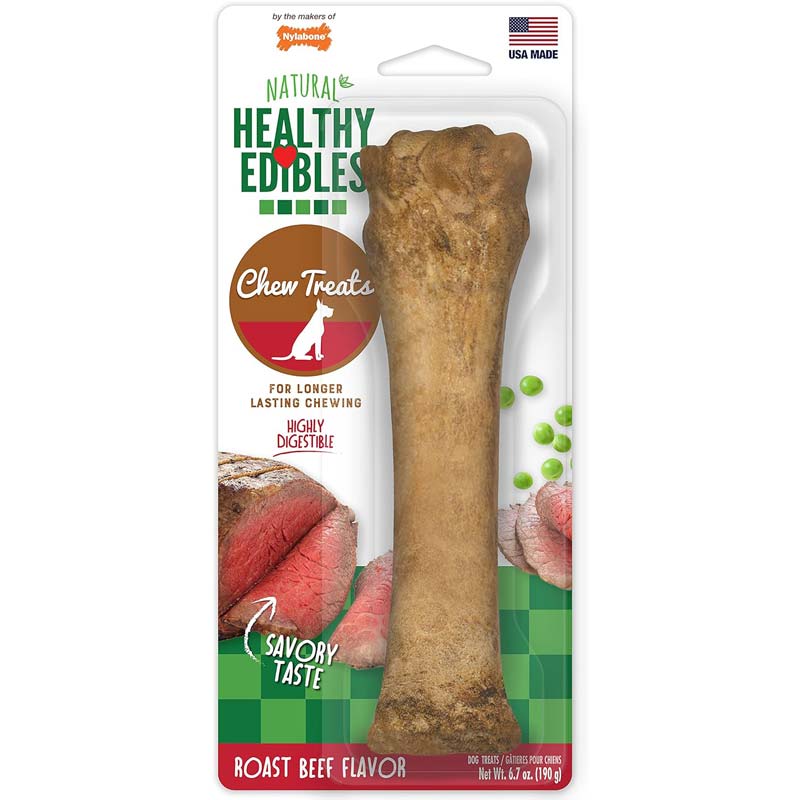 Roast Beef with Vitamins Healthy Edibles Flavored Bone 4179B  41799b