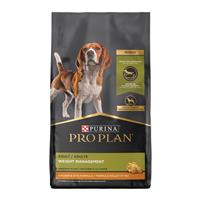 Purina Pro Plan Adult Weight Management Shredded Blend Chicken &amp; Rice Formula Dry Dog Food 34 lbs.