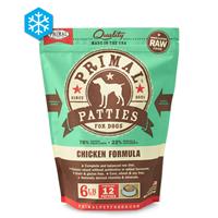 Primal Wholesome Raw Patties for Dogs Chicken Formula 6 lb. 922513