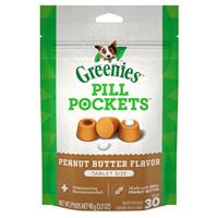 Greenies® Pill Pockets for Dogs Peanut Butter Formula for Tablets 2.6 oz. I001327
