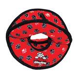 VIP Tuffy® Ultimate 4WayRing Dog Toy Red Paws I001876