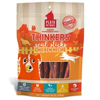 Plato® Thinkers Smart Dog Snacks Resealable Pouch Chicken I002082b
