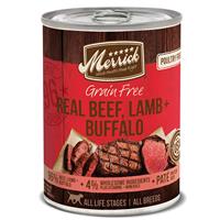 Merrick® Grain Free 96% Real Beef + Lamb + Buffalo 13.2 oz. I002774