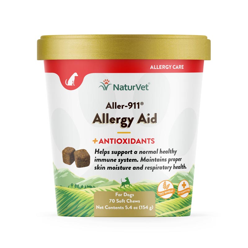 NaturVet® Aller-911® Allergy Aid Plus Antioxidants Soft Chews for Dogs I007161