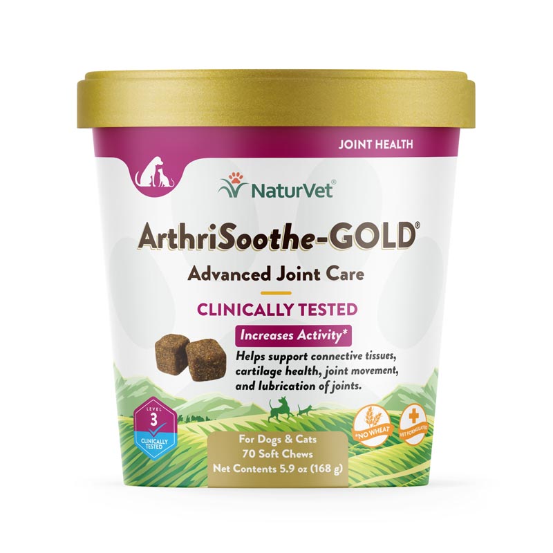 NaturVet® ArthriSoothe®-Gold Advanced Care Level 3 Support for Small Breeds Soft Chews 70 ct. I007162