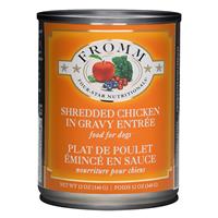 Fromm 4 Star Dinner Shredded Chicken in Gravy Wet Dog Food 12oz.