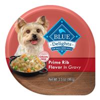Blue Buffalo Blue Delights Grain-Free Prime Rib Flavor in Gravy 3.5 oz. I014785