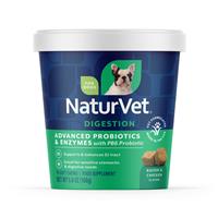 NaturVet Digestion Advanced Probiotics &amp; Enzymes with PB6 Probiotic Soft Chews 70 ct.