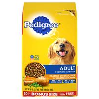Pedigree Dry Dog Food Adult Roasted Chicken, Rice &amp; Vegetable Flavor I016110