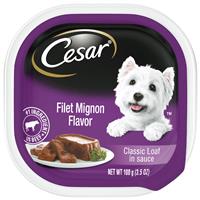 Cesar Filet Mignon Flavor Classic Loaf in Sauce 3.5 oz. I016124