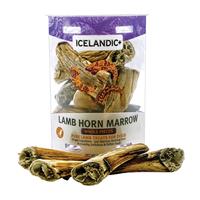 Icelandic + Lamb Horn Marrow Whole Pieces Dog Treat 2.5 oz.  I016486
