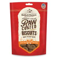 Stella &amp; Chewy's Freeze Dried Raw Coated Biscuits Grass-Fed Beef Recipe 9 oz.  I016894