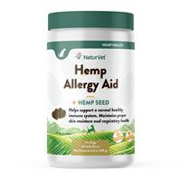 NaturVet Hemp Allergy Aid Soft Dog Chew  I016976b