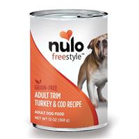 Nulo Freestyle Grain Free Adult Trim Turkey &amp; Cod Recipe Dog Food 13 oz I017334