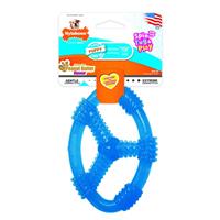 Nylabone Puppy Chew Spin Tug  &amp; Play Toy  Peanut Butter Flavor Medium/Wolf I020353