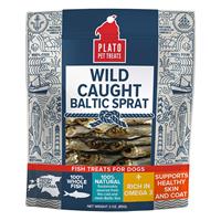 Plato Wild Caught Baltic Sprat Dog Treats 3 oz. I022973