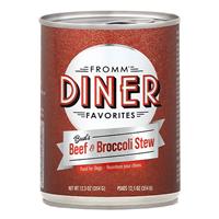 Fromm Diner Favorites Buds Beef and Broccoli Stew Canned Dog Food 12 oz.
