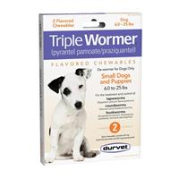 Durvet Triple Wormer for Small Dogs &amp; Puppies I027284b