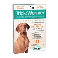 Durvet Triple Wormer for Medium &amp; Large Dogs I027286b
