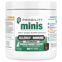 Nootie Progility Mini Soft Chew Supplements Allergy Relief with Colostrum 60ct I029661