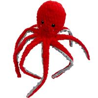 Shoreway Red &amp; Grey Octopus Plush Dog Toy  I030812