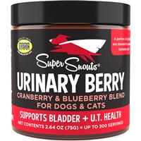 Super Snouts Urinary Berry Cranberry &amp; Blueberry Blend for Dogs &amp; Cats 75g I032074